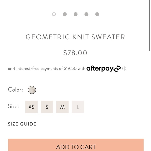 NWT fall winter geometric sweater - Picture 3 of 7